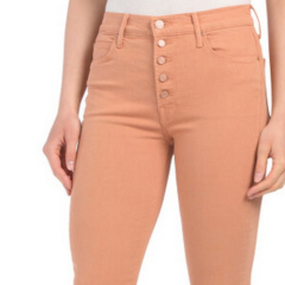 MOTHER The Pixie Dazzler Sneak Jeans